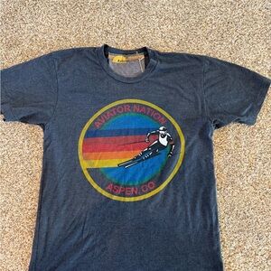Aviator Nation charcoal tee Aspen, CO unisex size medium worn once
